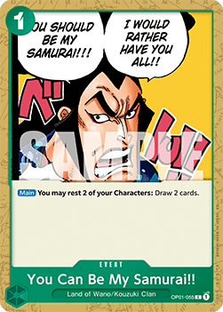You Can Be My Samurai!! (OP01-055) (V.1)