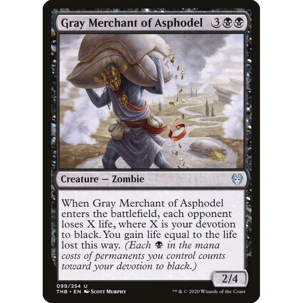 Gray Merchant of Asphodel uncommon 99 Magic the Gathering Theros Beyond Death