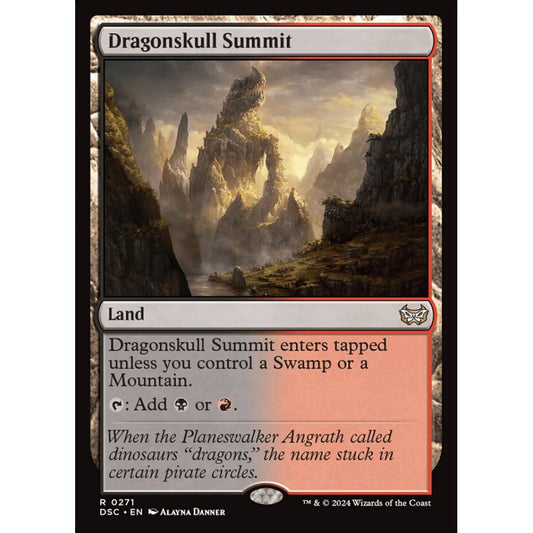 Dragonskull Summit, 271, rare, Magic: The Gathering, Duskmourn: House of Horror