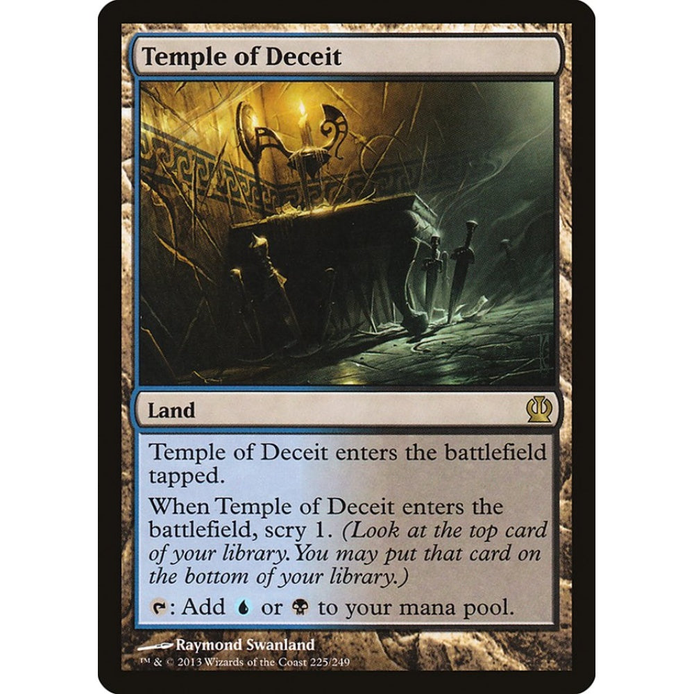 Temple of Deceit rare 225 Magic the Gathering Theros