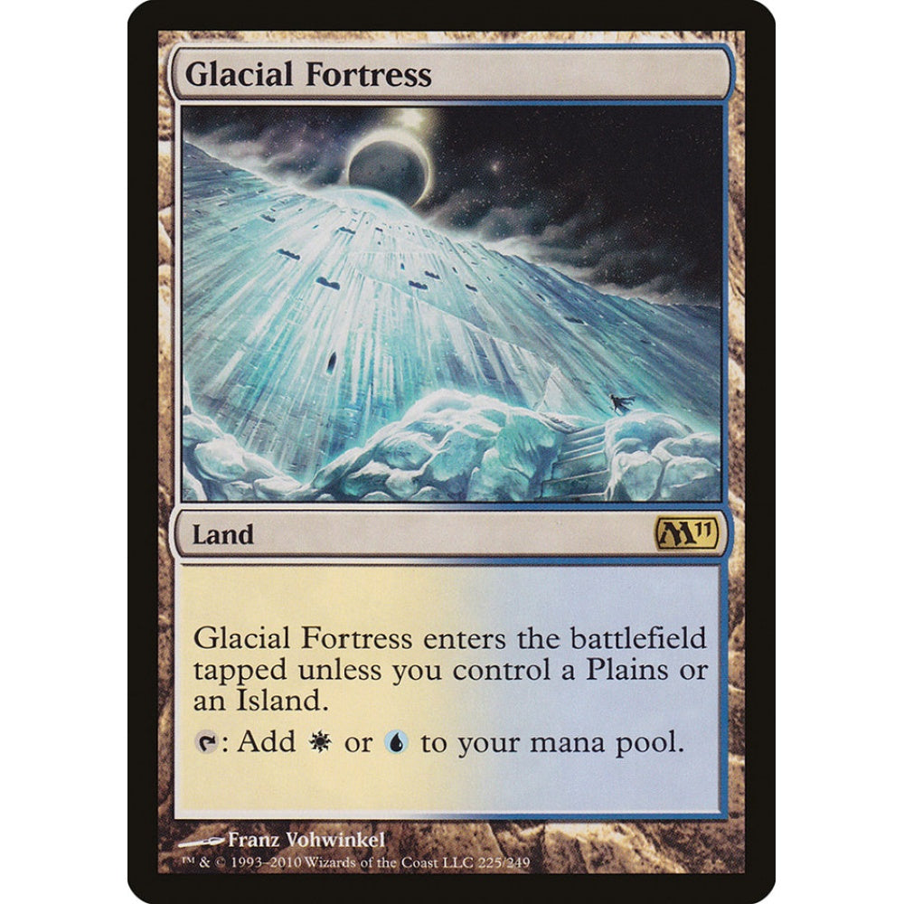Glacial Fortress rare 225 Magic the Gathering Magic 2011