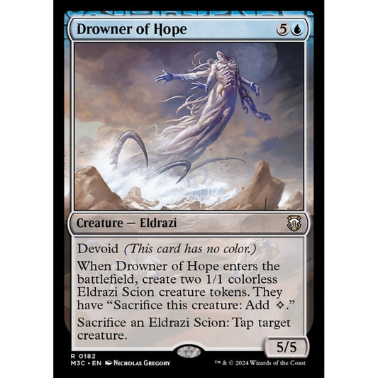 Drowner of Hope, 182, rare, Magic: The Gathering, Modern Horizons 3