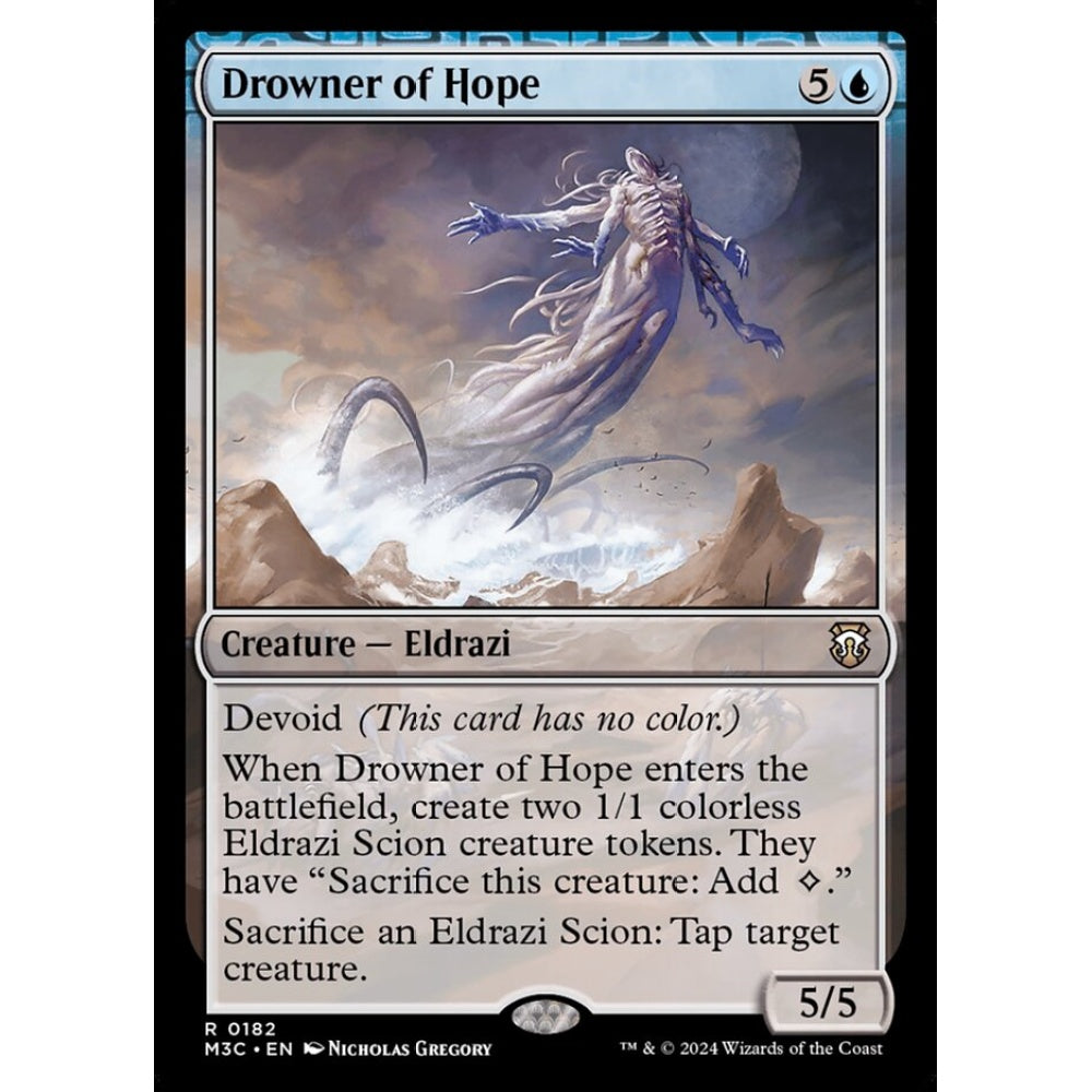 Drowner of Hope, 182, rare, Magic: The Gathering, Modern Horizons 3
