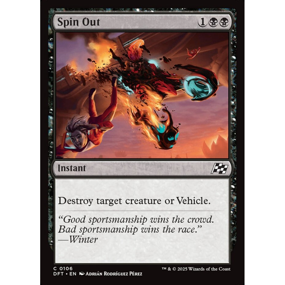 Spin Out, 106, common, Magic: The Gathering, Aetherdrift