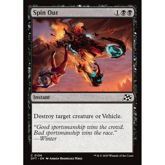 Spin Out, 106, common, Magic: The Gathering, Aetherdrift