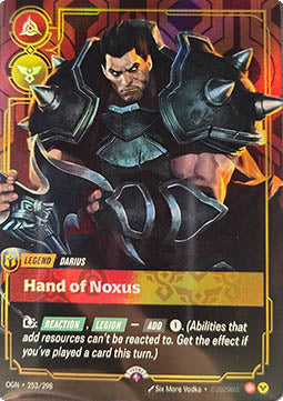 Darius, Hand of Noxus - Origins: Promos (Rare) [OGNX-253]