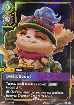 Teemo, Swift Scout (V.1 - Rare)
