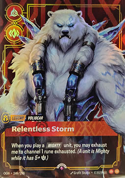 Volibear, Relentless Storm - Origins: Promos (Rare) [OGNX-249]