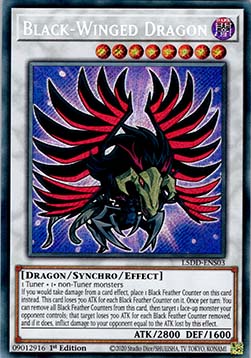 Black-Winged Dragon (V.1 - Secret Rare) - Legendary 5D's Decks (Secret Rare) [L5DD-S03]