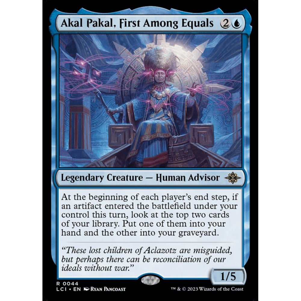 Akal Pakal, First Among Equals rare 44 Magic the Gathering The Lost Caverns of Ixalan