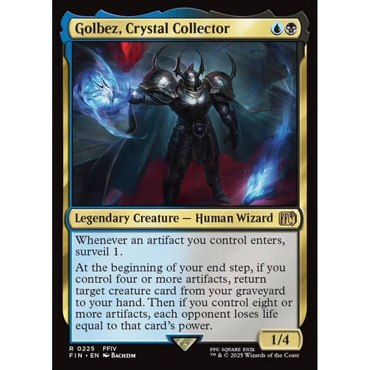Golbez, Crystal Collector rare 225 Magic the Gathering Final Fantasy