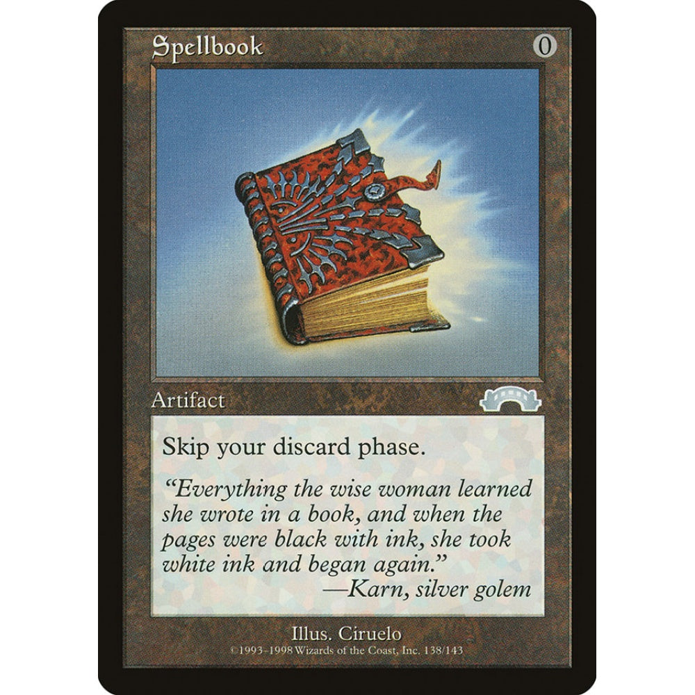 Spellbook uncommon 138 Magic the Gathering Exodus