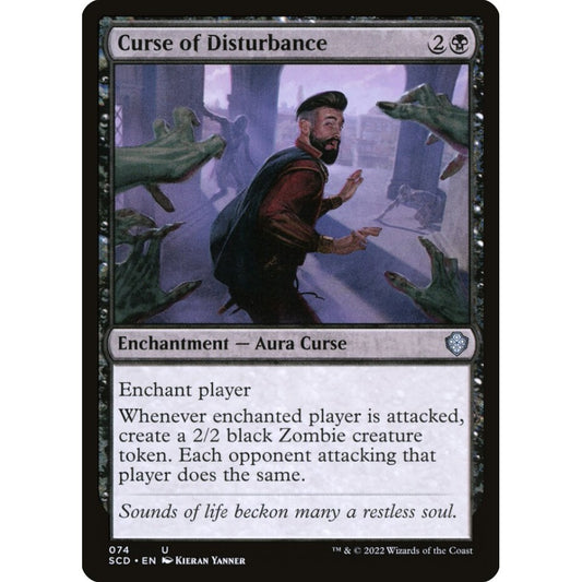 Curse of Disturbance uncommon 74 Magic the Gathering Starter Commander Decks
