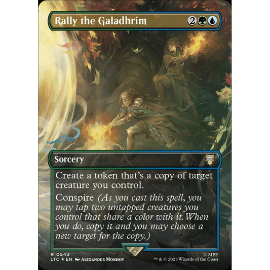Rally the Galadhrim, rare, 543, Magic the Gathering, Tales of Middle-earth Commander