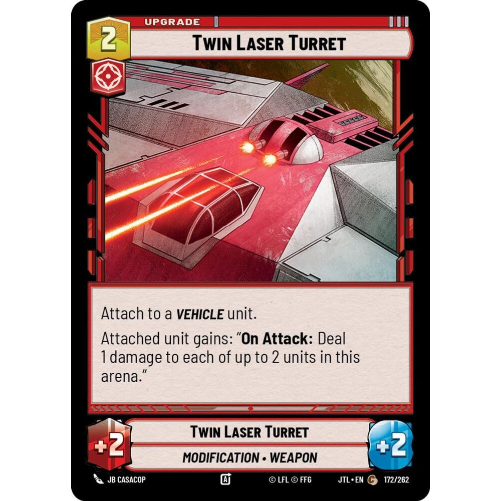 Twin Laser Turret, C, JTL 172), Star Wars Unlimited