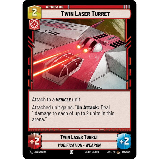 Twin Laser Turret, C, JTL 172), Star Wars Unlimited