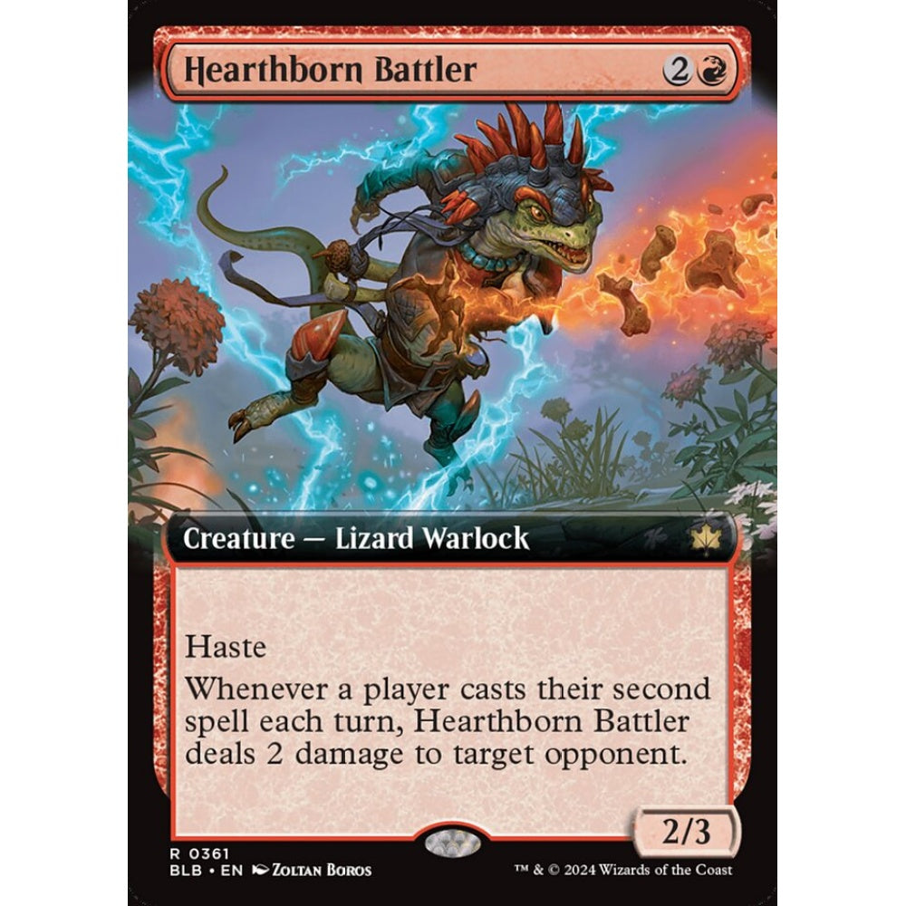 Hearthborn Battler, 361, rare, Magic: The Gathering, Bloomburrow