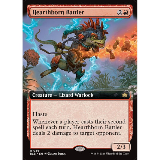 Hearthborn Battler, 361, rare, Magic: The Gathering, Bloomburrow