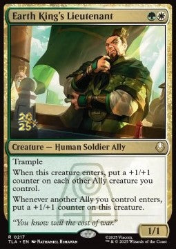 Earth King's Lieutenant - Avatar: The Last Airbender: Promos (Rare) [PTLA-217]