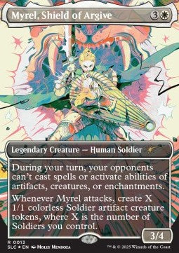 Myrel, Shield of Argive (V.1) - Secret Lair Drop Series: Secret Lair Countdown Kit: An Encyclopedia of Magic (Rare) [SLCCK-13]