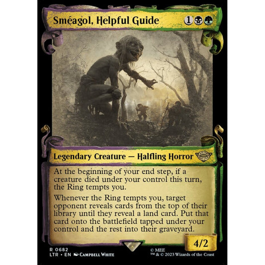 Sméagol, Helpful Guide, rare, 682, Magic the Gathering, The Lord of the Rings: Tales of Middle-earth