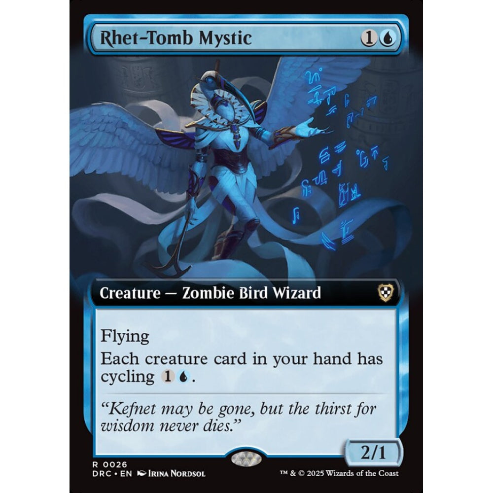 Rhet-Tomb Mystic, 26, rare, Magic: The Gathering, Aetherdrift Commander