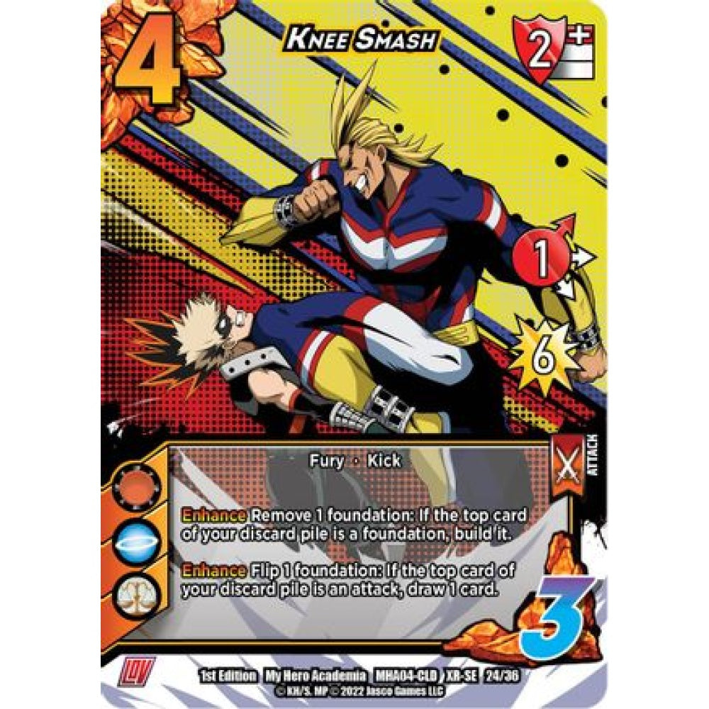 Knee Smash, 24/36, XR-SE, UniVersus, MHA04 League of Villains