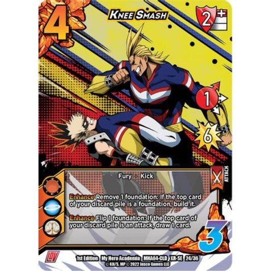 Knee Smash, 24/36, XR-SE, UniVersus, MHA04 League of Villains