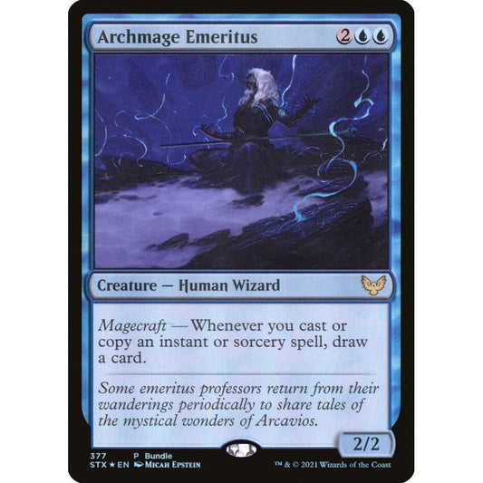 Archmage Emeritus rare 377 Magic the Gathering Strixhaven: School of Mages