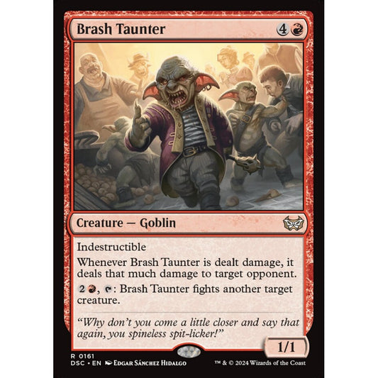 Brash Taunter, 161, rare, Magic: The Gathering, Duskmourn: House of Horror