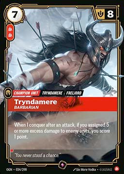 Tryndamere, Barbarian - Origins: Promos (Rare) [OGNX-034]