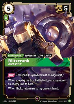 Blitzcrank, Impassive
