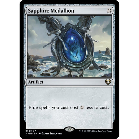 Sapphire Medallion rare 407 Magic the Gathering Commander Masters