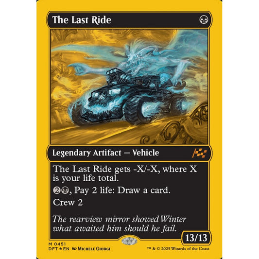 The Last Ride, 451, mythic, Magic: The Gathering, Aetherdrift