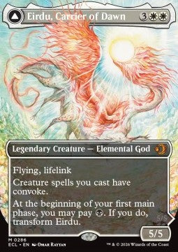 Eirdu, Carrier of Dawn // Isilu, Carrier of Twilight - Lorwyn Eclipsed: Extras (Mythic) [XECL-286]
