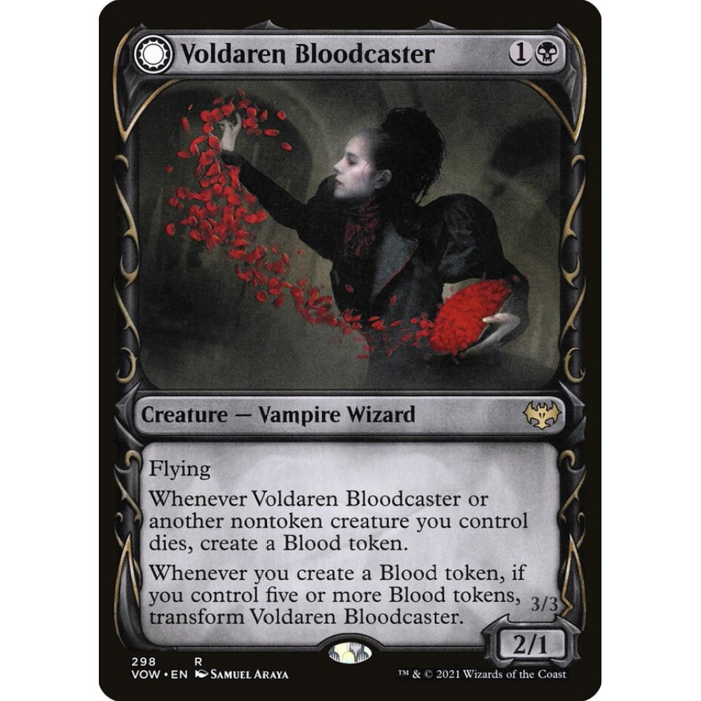 Voldaren Bloodcaster // Bloodbat Summoner rare 298 Magic the Gathering Innistrad: Crimson Vow