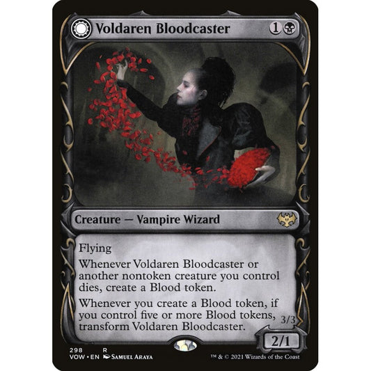 Voldaren Bloodcaster // Bloodbat Summoner rare 298 Magic the Gathering Innistrad: Crimson Vow