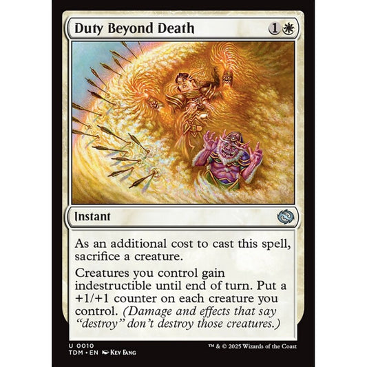 Duty Beyond Death uncommon 10 Magic the Gathering Tarkir: Dragonstorm