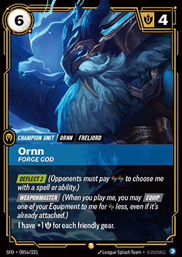 Ornn, Forge God (V.2 - Showcase)