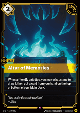 Altar of Memories - Spiritforged (Rare) [SFD-169]