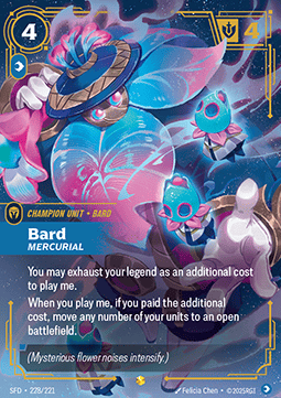 Bard, Mercurial (V.2 - Showcase) - Spiritforged (Showcase) [SFD-228]
