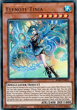 Elfnote Tinia (V.1 - Ultra Rare) - Burst Protocol (Ultra Rare) [BPRO-011]