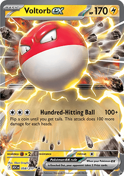 Voltorb ex - Ascended Heroes (Double Rare) [ASC-058]
