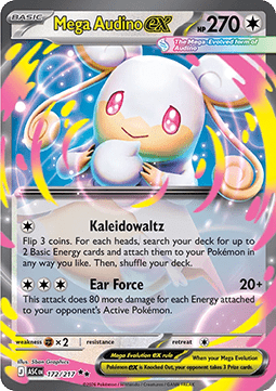 Mega Audino ex - Ascended Heroes (Double Rare) [ASC-172]
