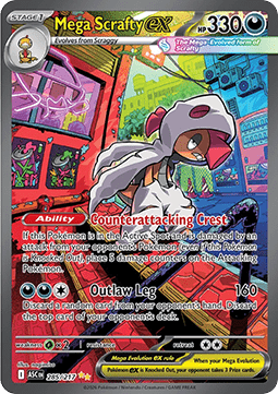 Mega Scrafty ex - Ascended Heroes (Special Illustration Rare) [ASC-285]