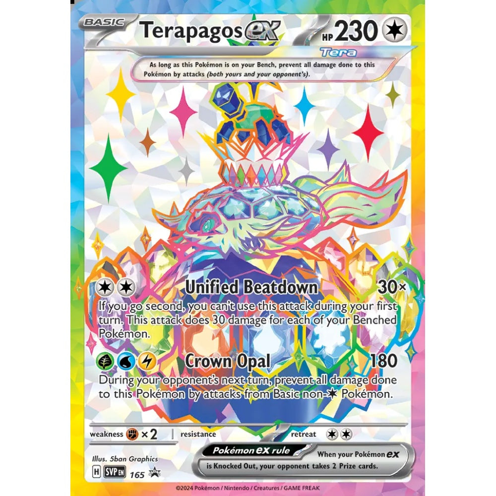 Terapagos ex Promo 165 Pokemon Card Game Scarlet & Violet Promos