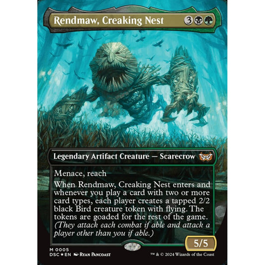 Rendmaw, Creaking Nest, 5, mythic, Magic: The Gathering, Duskmourn: House of Horror