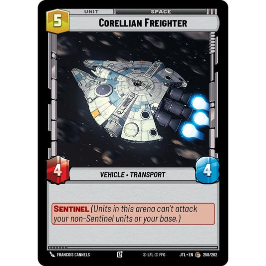 Corellian Freighter, C, JTL 258), Star Wars Unlimited