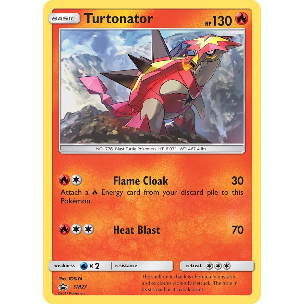 Turtonator Promo SM27 Pokemon Card Game Sun & Moon Promos