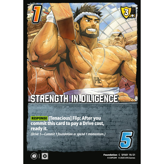 Strength in Diligence 19/21 SF601 Universus Street Fighter 6: Challanger Series Ryu&Luke Foundation C